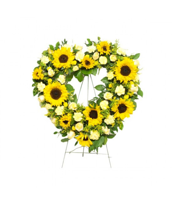 Coeur mémoire ensoleillée